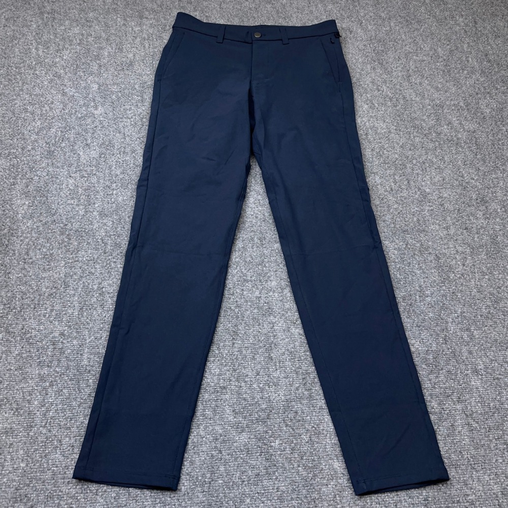 lululemon Commission Slim-Fit Pant Men's 30x31 True Navy Warpstreme Chino Golf